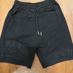 Chrome Hearts Black Athletic Shorts